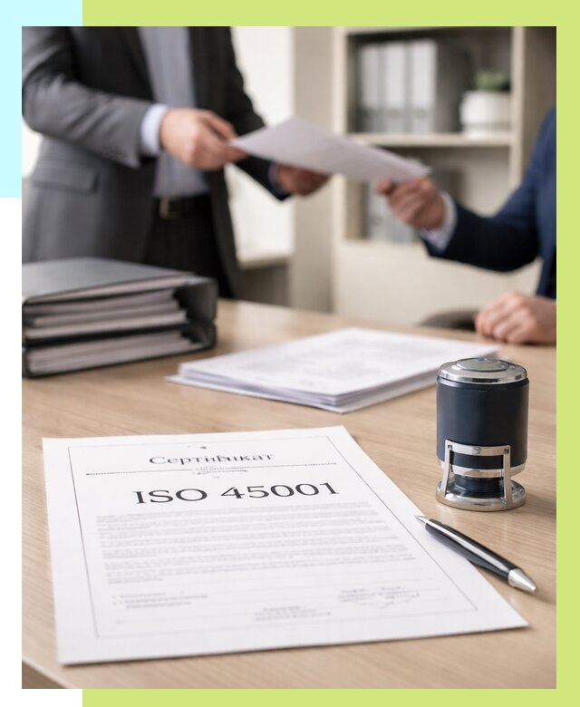 Сертификат ISO 45001 в Сальске под ключ от 45756 р. | Сертэкс